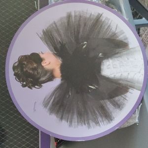 Tulle feather wings Black